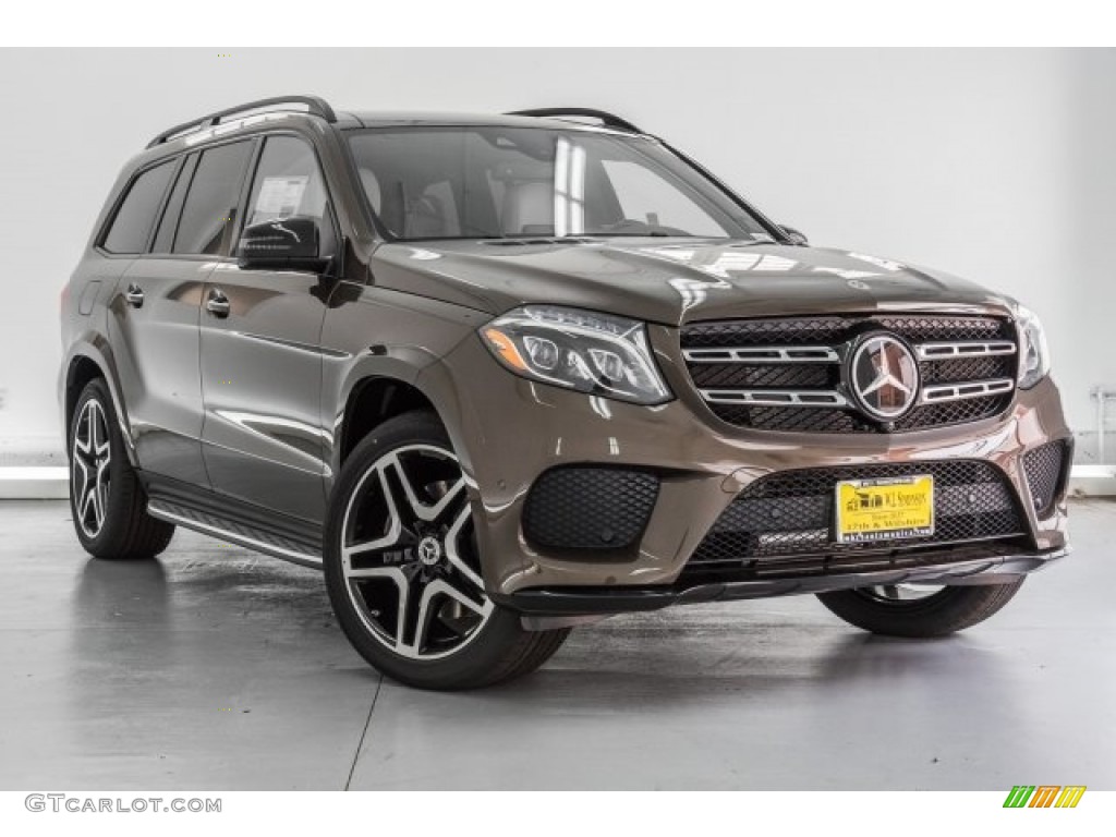 2017 GLS 550 4Matic - Dakota Brown Metallic / designo Porcelain/Black photo #12