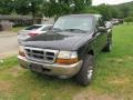 2000 Black Ford Ranger XLT SuperCab 4x4  photo #3