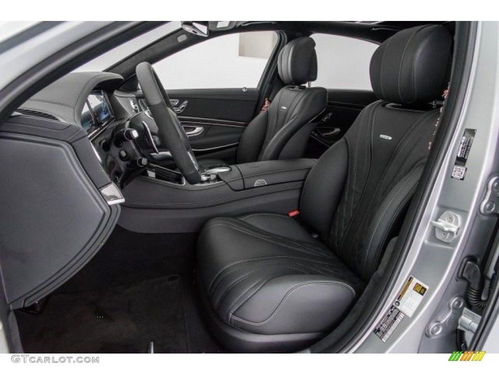 Black Interior 2017 Mercedes-Benz S 63 AMG 4Matic Sedan Photo #120903134