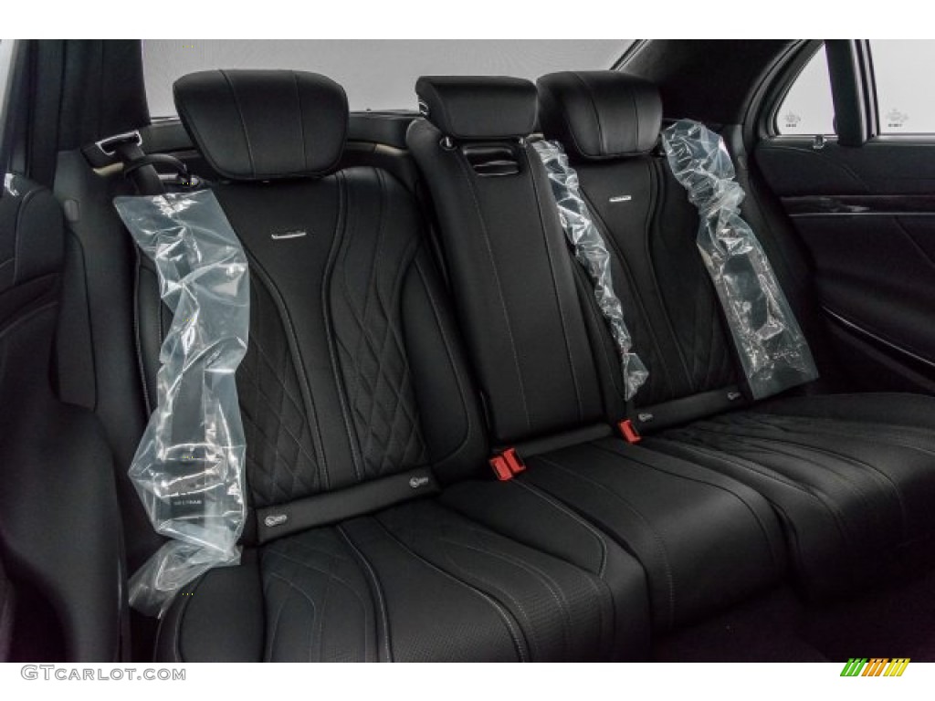 2017 Mercedes-Benz S 63 AMG 4Matic Sedan Rear Seat Photo #120903191