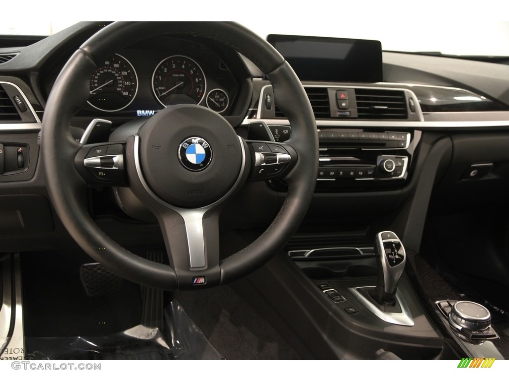 2017 BMW 3 Series 330i xDrive Sports Wagon Black Dashboard Photo #120903242