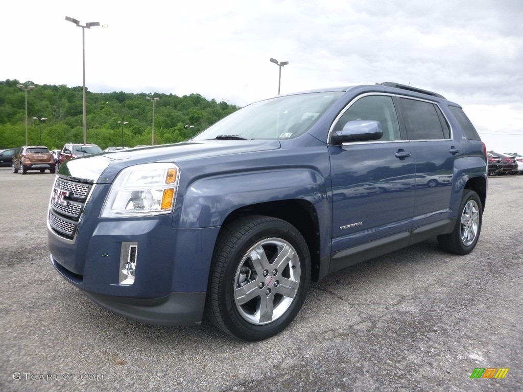 Steel Blue Metallic 2012 GMC Terrain SLT AWD Exterior Photo #120903269