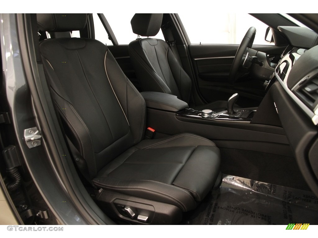 Black Interior 2017 BMW 3 Series 330i xDrive Sports Wagon Photo #120903502