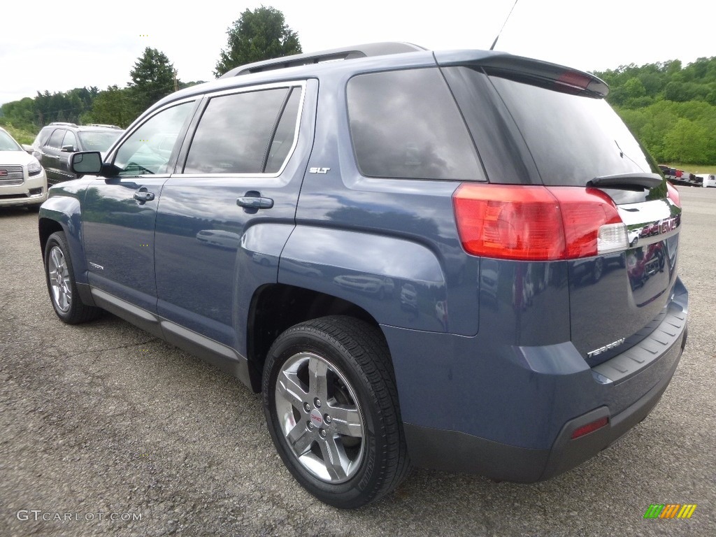 2012 Terrain SLT AWD - Steel Blue Metallic / Jet Black photo #12