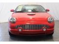 2002 Torch Red Ford Thunderbird Deluxe Roadster  photo #3