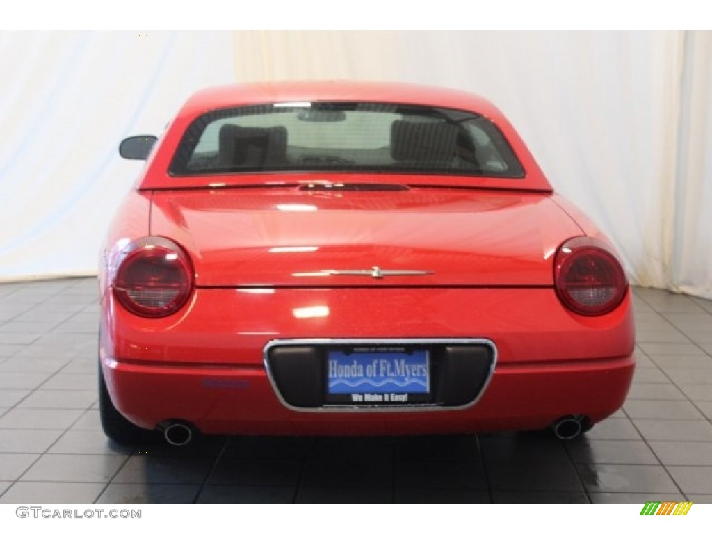 2002 Thunderbird Deluxe Roadster - Torch Red / Torch Red photo #6
