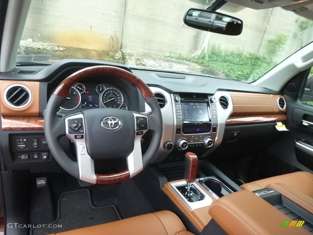 1794 Edition Black/Brown Interior 2017 Toyota Tundra 1794 CrewMax 4x4 Photo #120905336