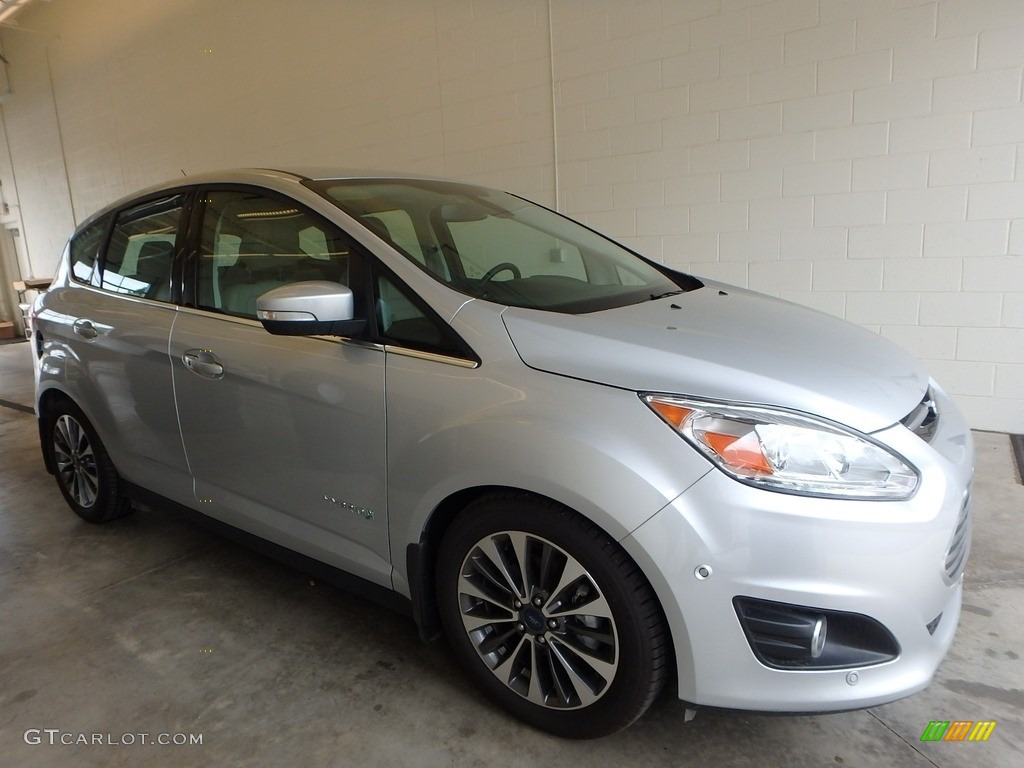 Ingot Silver 2017 Ford C-Max Hybrid Titanium Exterior Photo #120907415