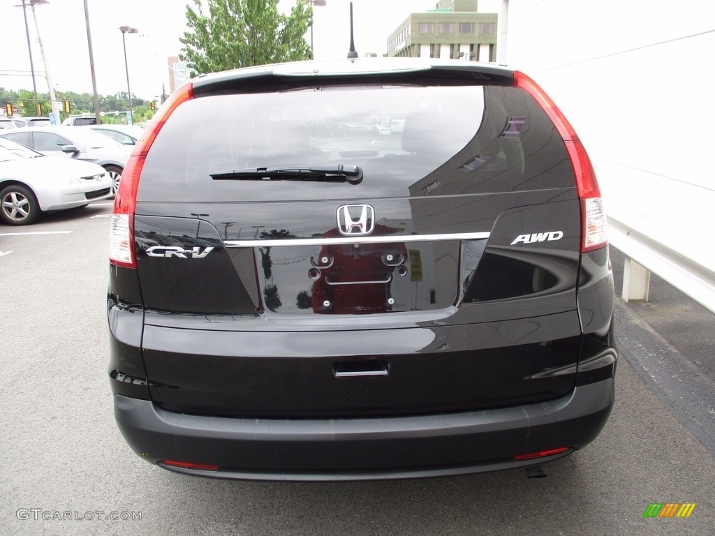 2014 CR-V EX AWD - Crystal Black Pearl / Black photo #5
