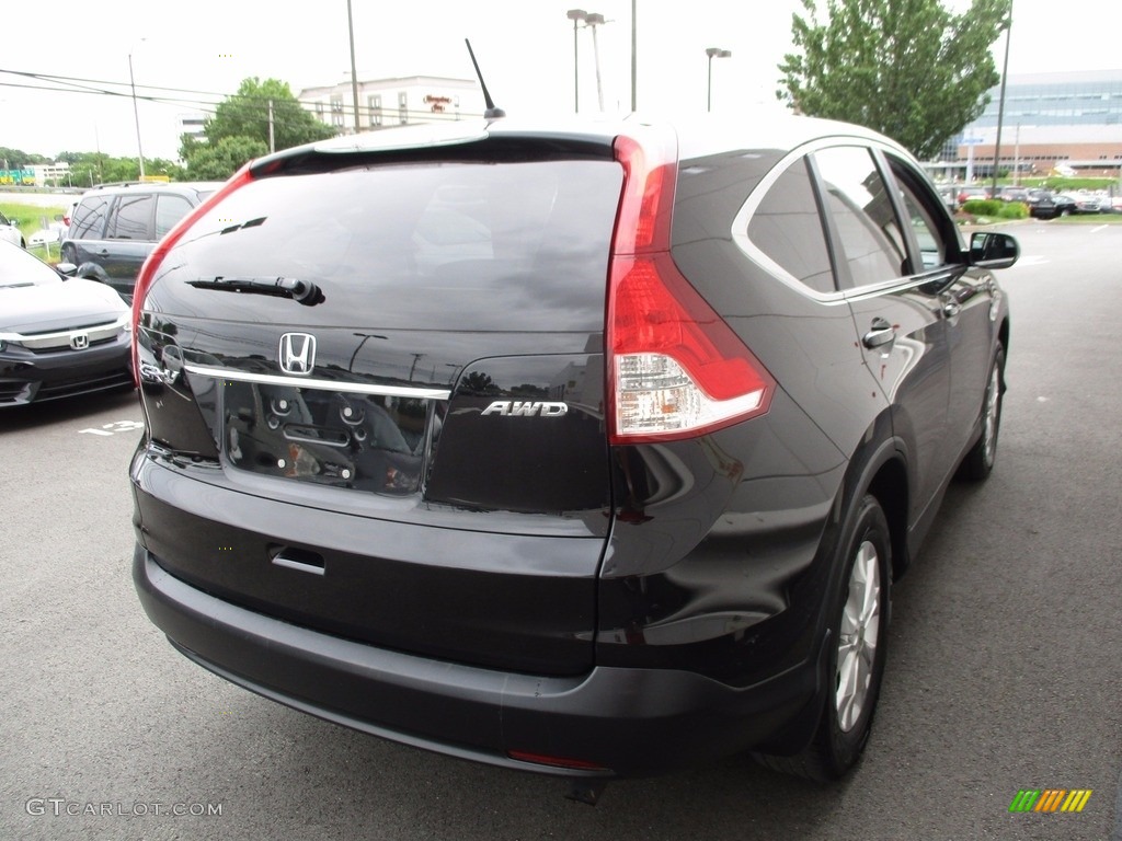 2014 CR-V EX AWD - Crystal Black Pearl / Black photo #6