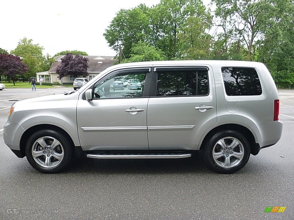 2015 Pilot EX-L 4WD - Alabaster Silver Metallic / Gray photo #2