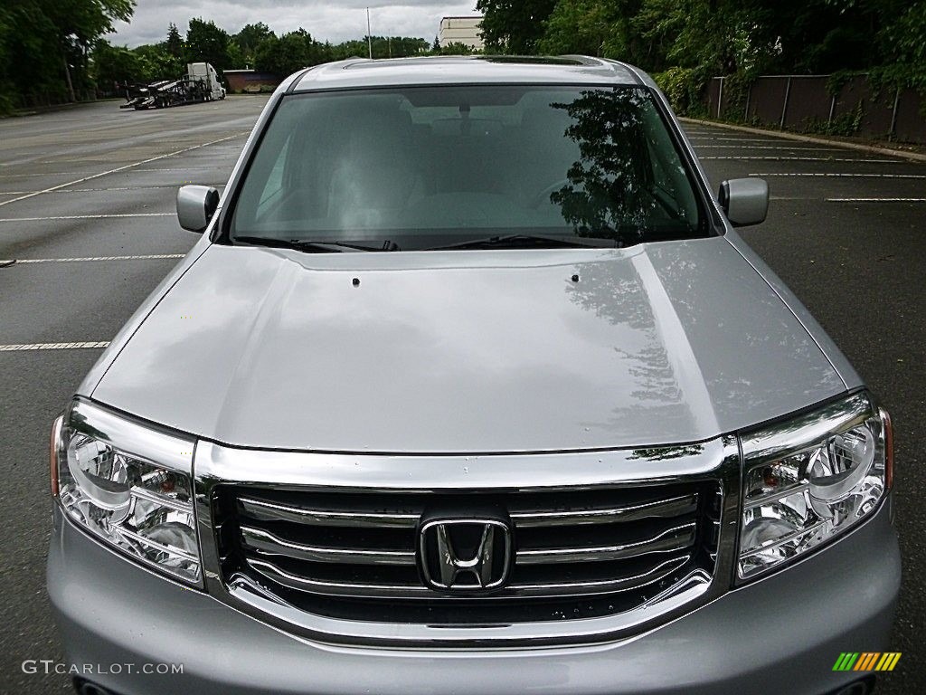 2015 Pilot EX-L 4WD - Alabaster Silver Metallic / Gray photo #8