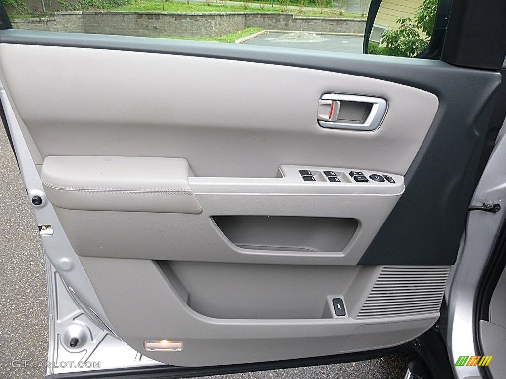 2015 Pilot EX-L 4WD - Alabaster Silver Metallic / Gray photo #10