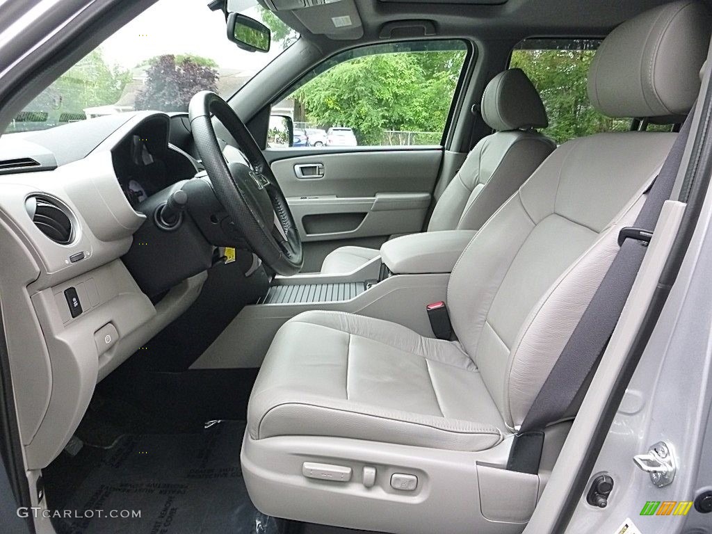 2015 Pilot EX-L 4WD - Alabaster Silver Metallic / Gray photo #13