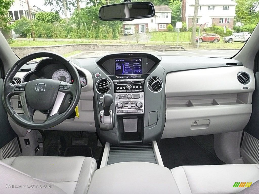 2015 Pilot EX-L 4WD - Alabaster Silver Metallic / Gray photo #32