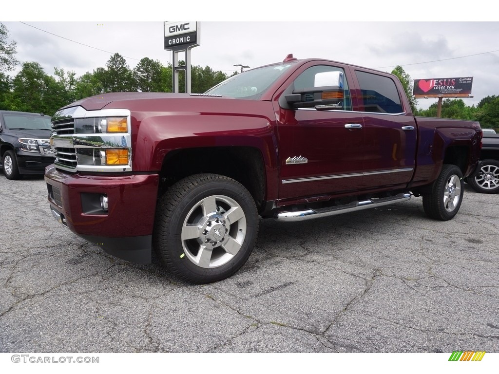 2017 Silverado 2500HD High Country Crew Cab 4x4 - Butte Red Metallic / High Country Saddle photo #3