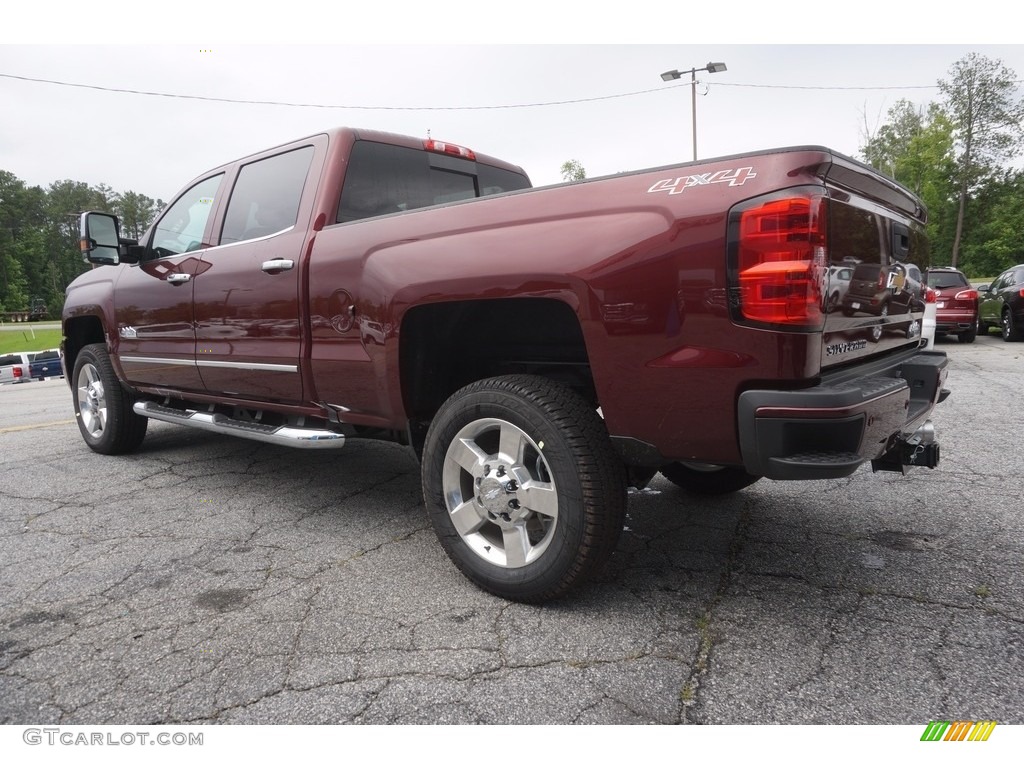 2017 Silverado 2500HD High Country Crew Cab 4x4 - Butte Red Metallic / High Country Saddle photo #5