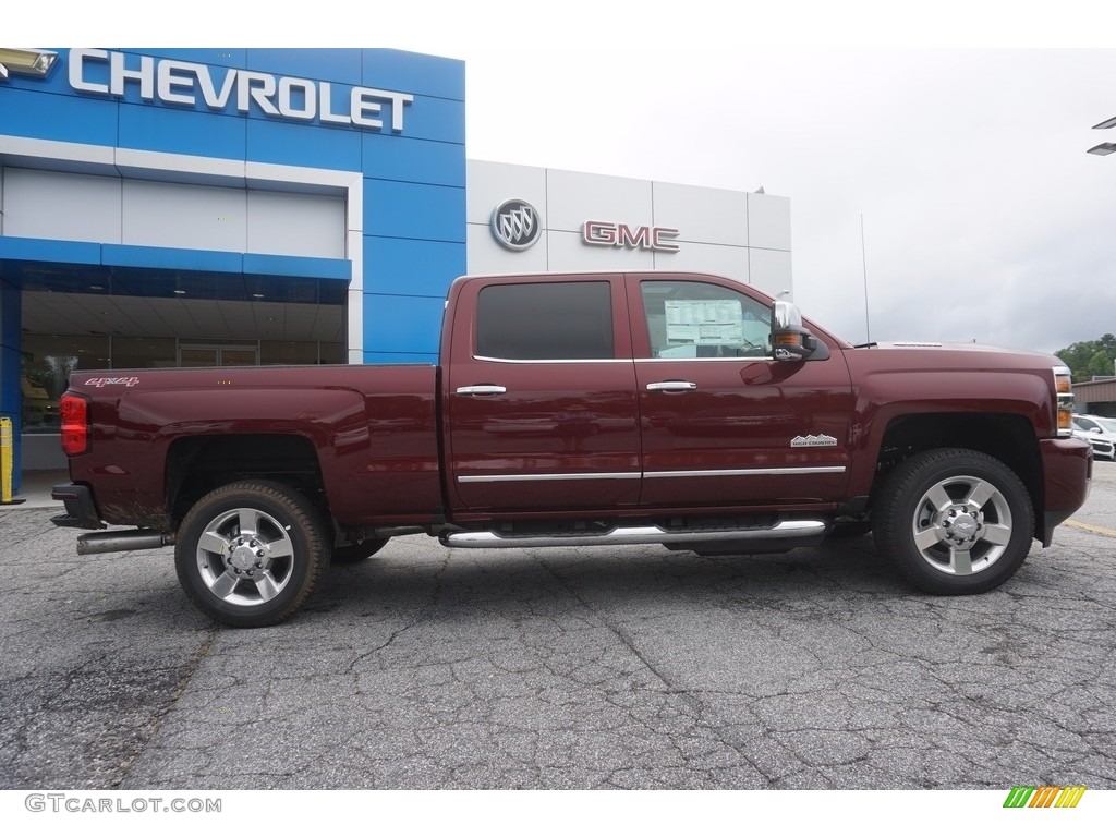 2017 Silverado 2500HD High Country Crew Cab 4x4 - Butte Red Metallic / High Country Saddle photo #8