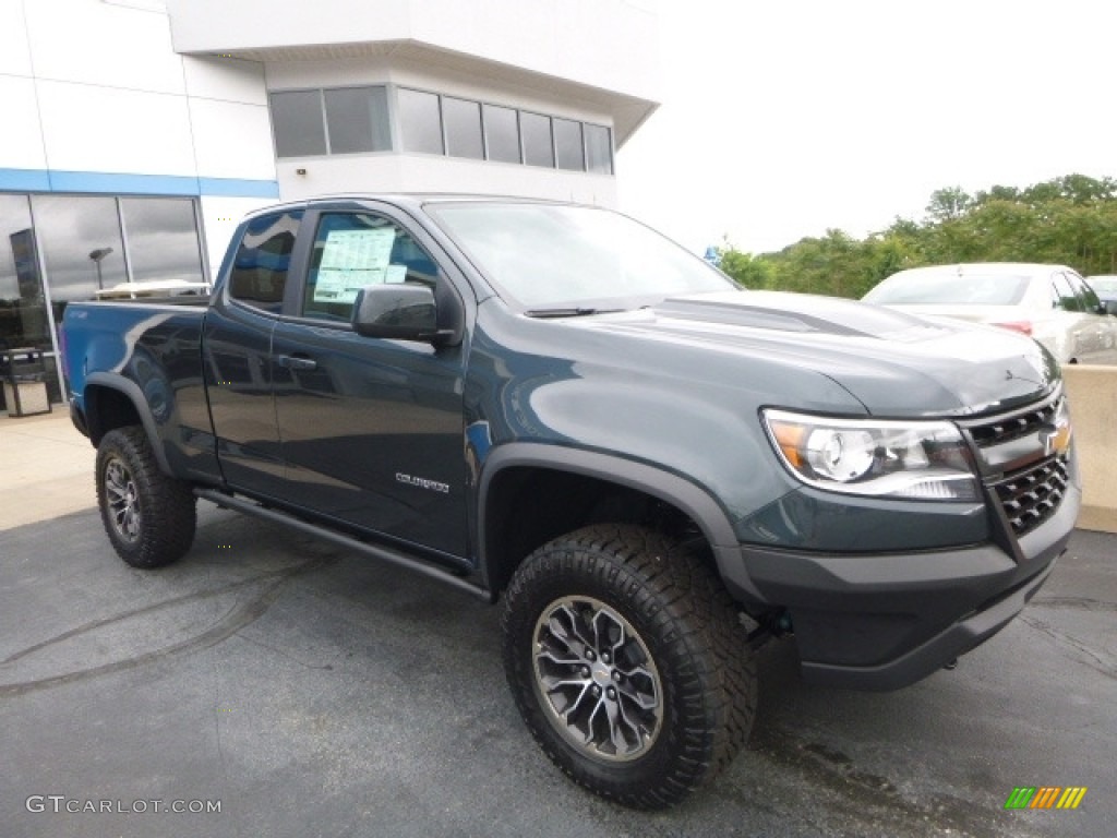 Graphite Metallic 2017 Chevrolet Colorado ZR2 Extended Cab 4x4 Exterior Photo #120909887