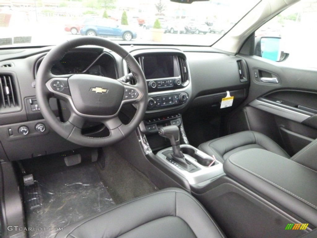 Jet Black Interior 2017 Chevrolet Colorado ZR2 Extended Cab 4x4 Photo #120909992