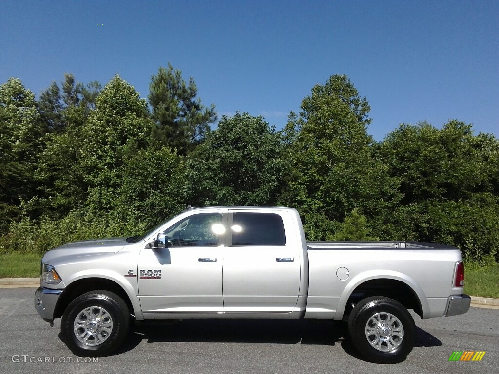 2017 2500 Laramie Crew Cab 4x4 - Bright Silver Metallic / Black photo #1