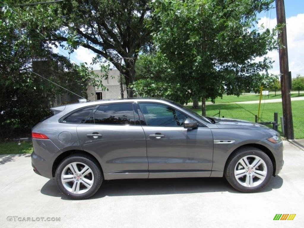 2018 F-PACE 35t AWD R-Sport - Corris Grey Metallic / Ebony photo #6