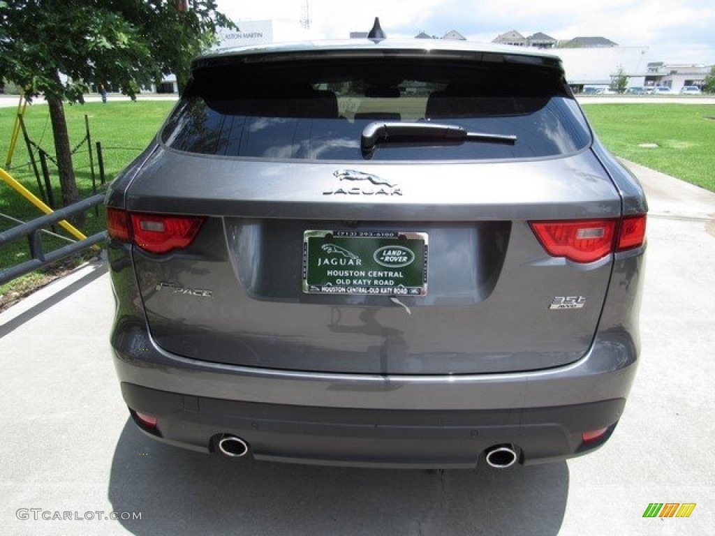 2018 F-PACE 35t AWD R-Sport - Corris Grey Metallic / Ebony photo #8