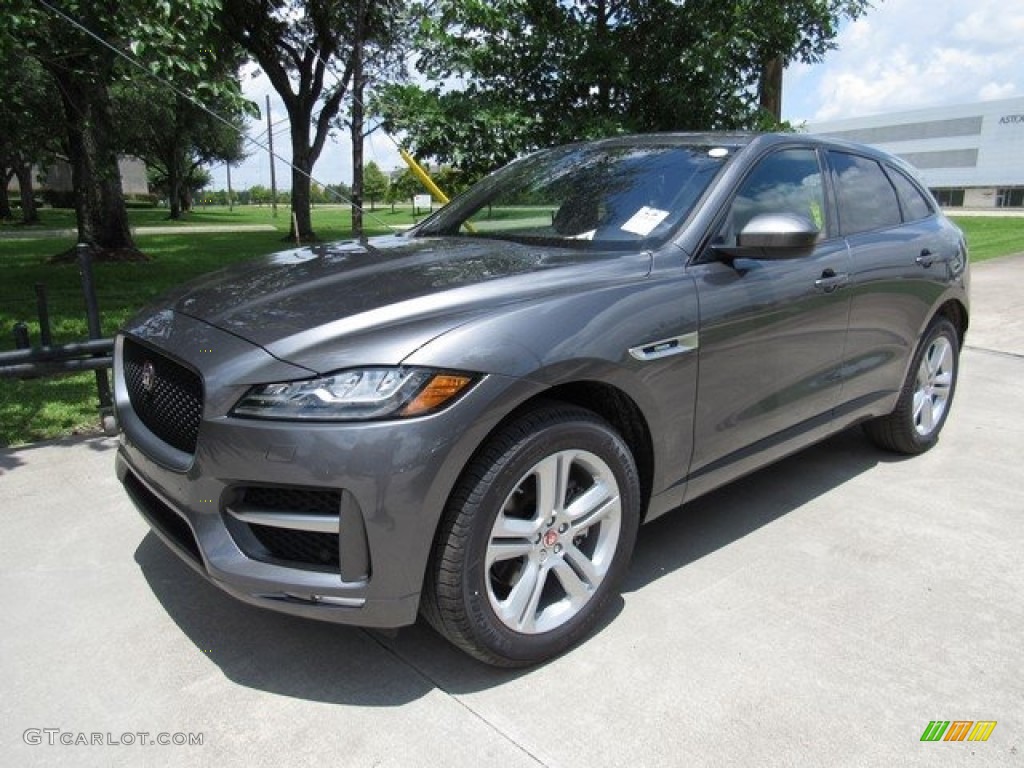 Corris Grey Metallic 2018 Jaguar F-PACE 35t AWD R-Sport Exterior Photo #120913322