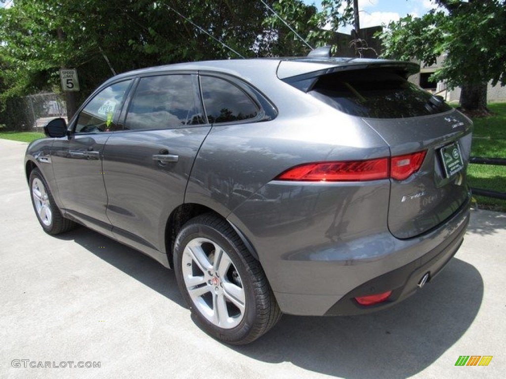 2018 F-PACE 35t AWD R-Sport - Corris Grey Metallic / Ebony photo #12