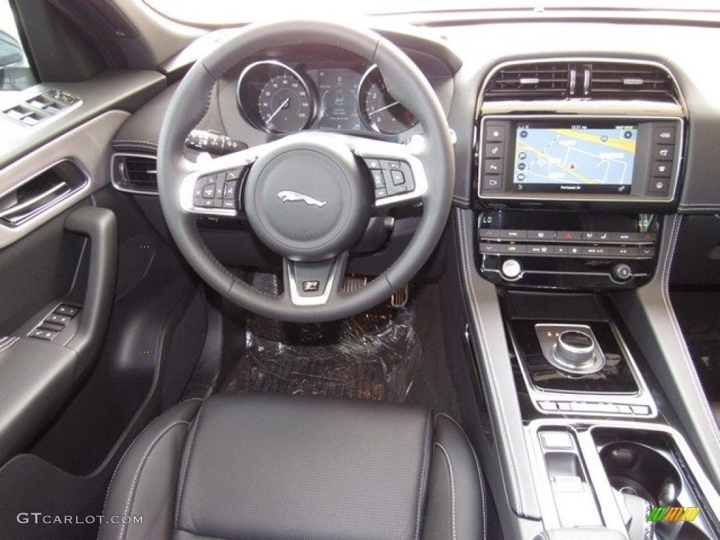 2018 F-PACE 35t AWD R-Sport - Corris Grey Metallic / Ebony photo #13