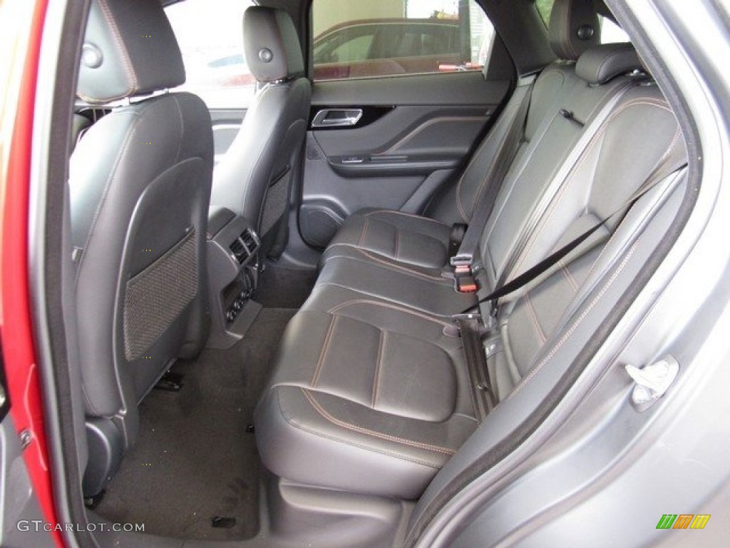 2018 Jaguar F-PACE 35t AWD Prestige Rear Seat Photo #120913499