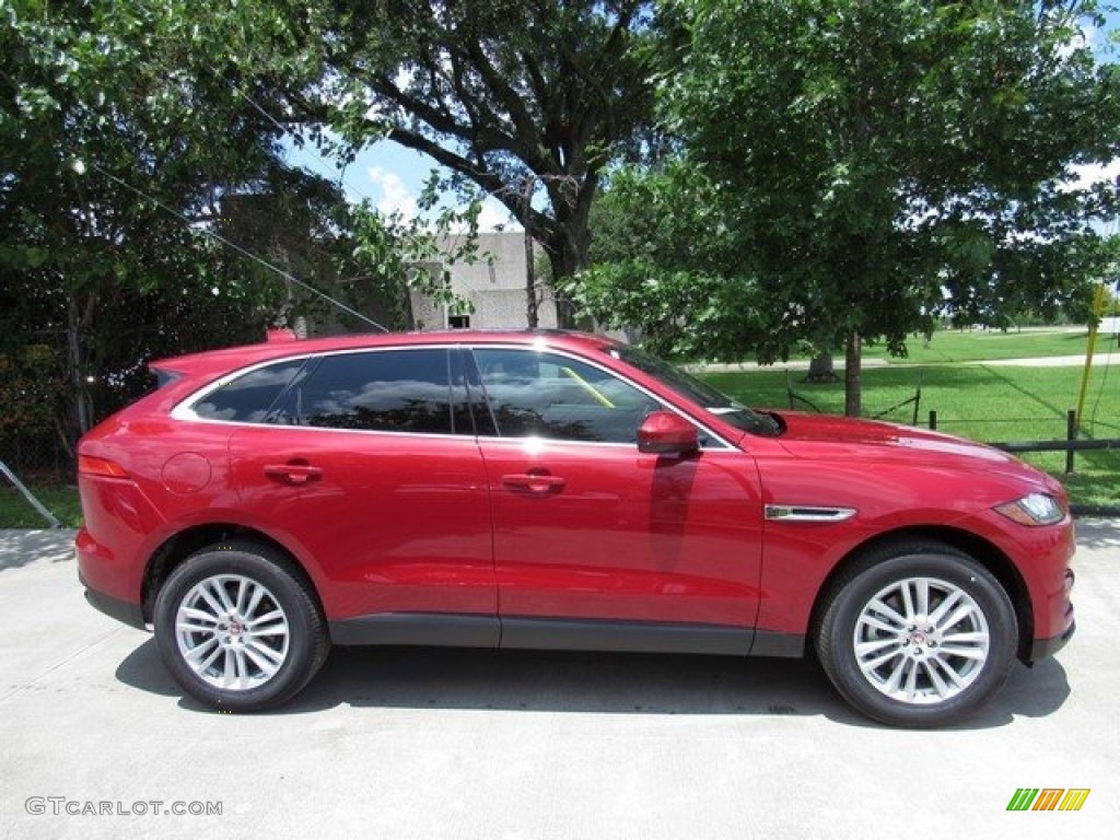 Firenze Red Metallic 2018 Jaguar F-PACE 35t AWD Prestige Exterior Photo #120913511