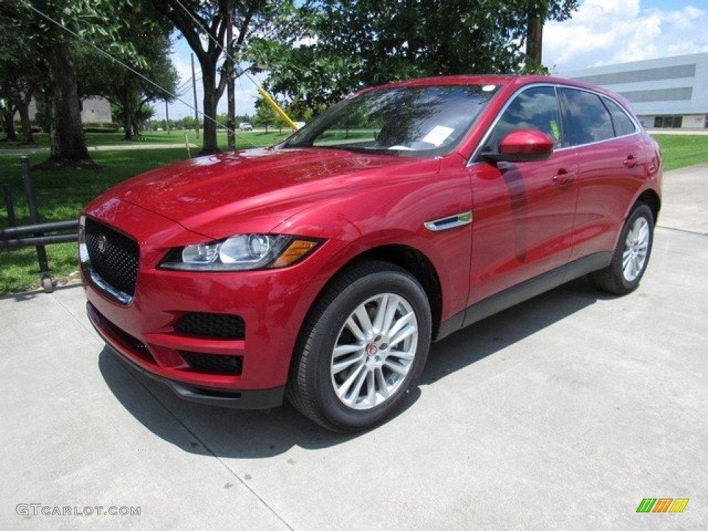 Firenze Red Metallic 2018 Jaguar F-PACE 35t AWD Prestige Exterior Photo #120913555