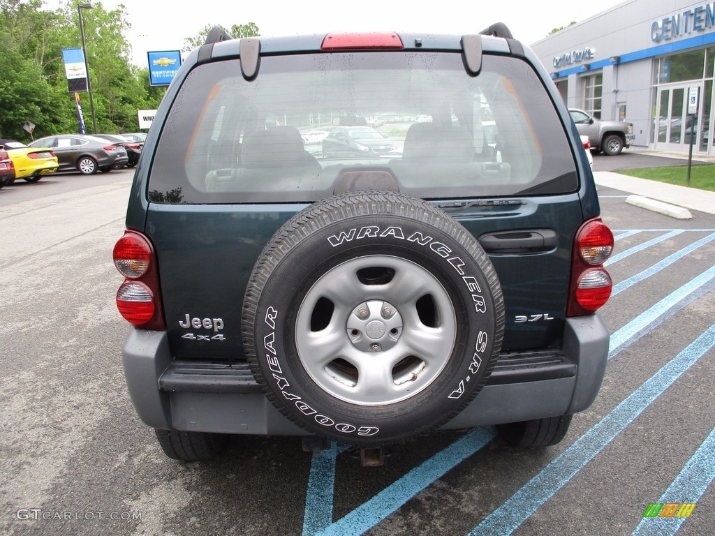 2005 Liberty Sport 4x4 - Deep Beryl Green Pearl / Medium Slate Gray photo #5