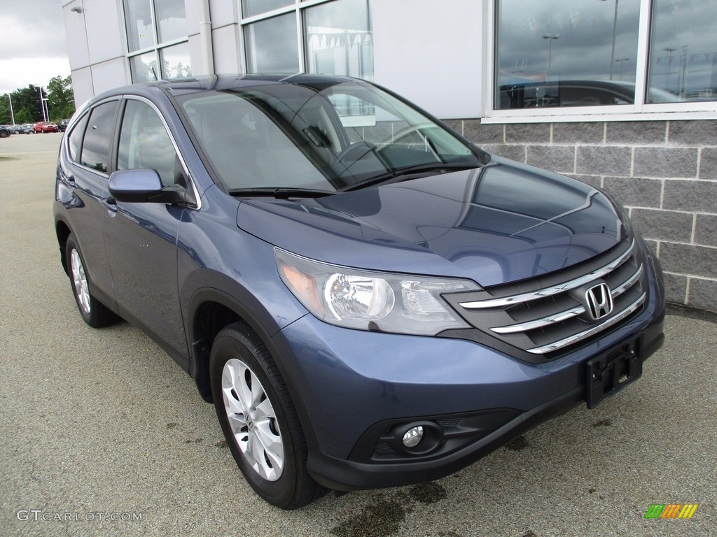 2014 CR-V EX AWD - Twilight Blue Metallic / Gray photo #18