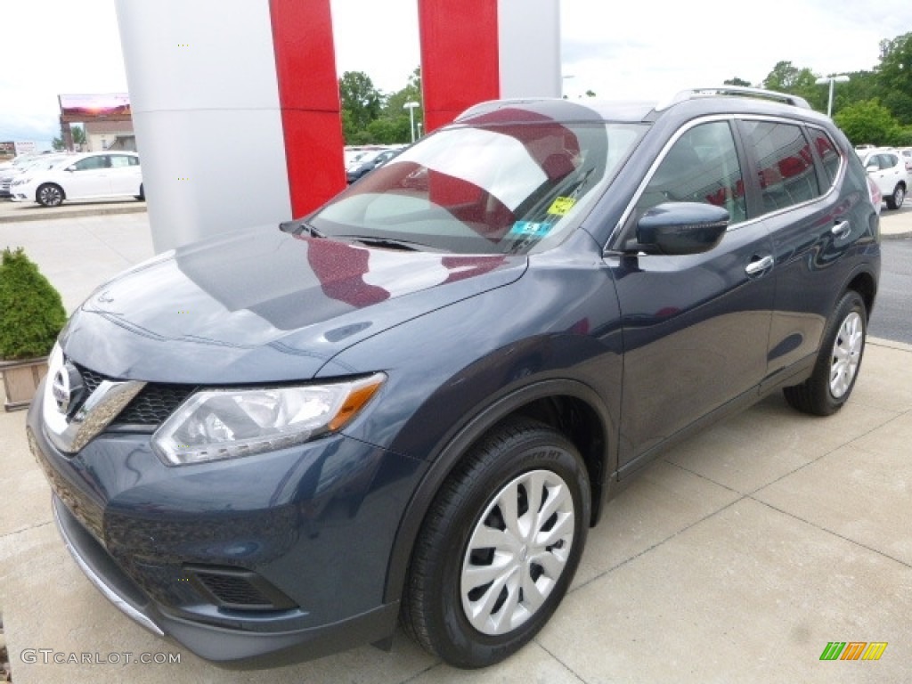 Arctic Blue Metallic 2016 Nissan Rogue S AWD Exterior Photo #120915023