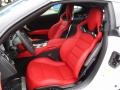 Adrenaline Red 2017 Chevrolet Corvette Z06 Coupe Interior Color
