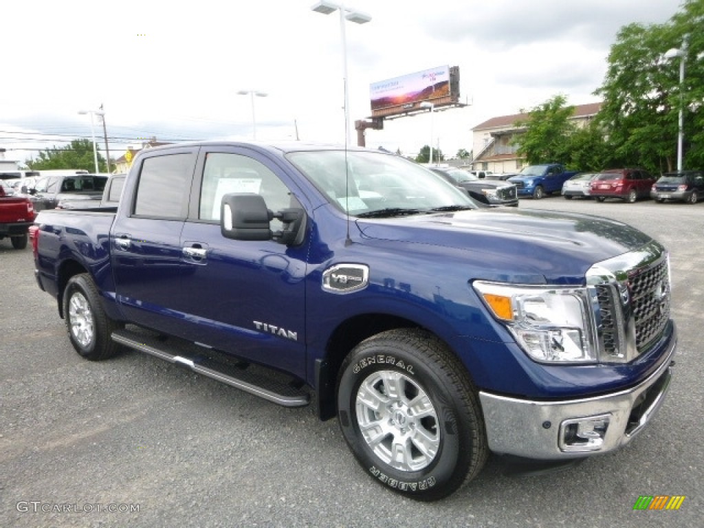 2017 Titan SV Crew Cab 4x4 - Deep Blue Pearl / Black photo #1