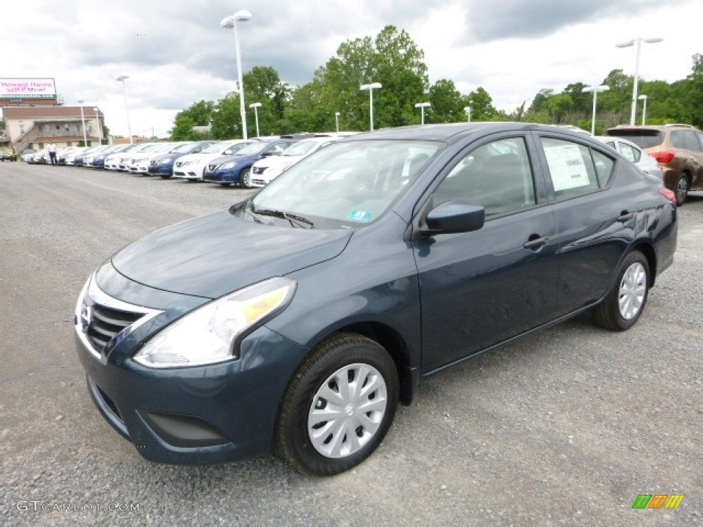 Graphite Blue 2017 Nissan Versa S Exterior Photo #120915518