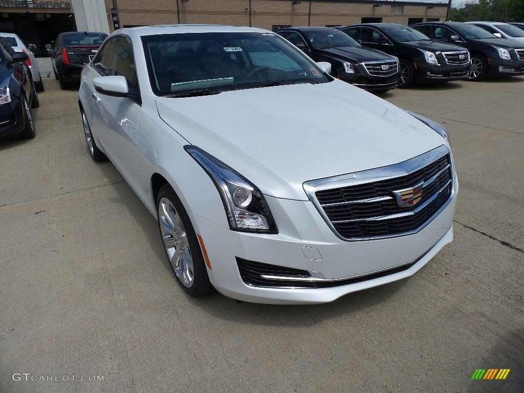 Crystal White Tricoat 2017 Cadillac ATS AWD Exterior Photo #120916840