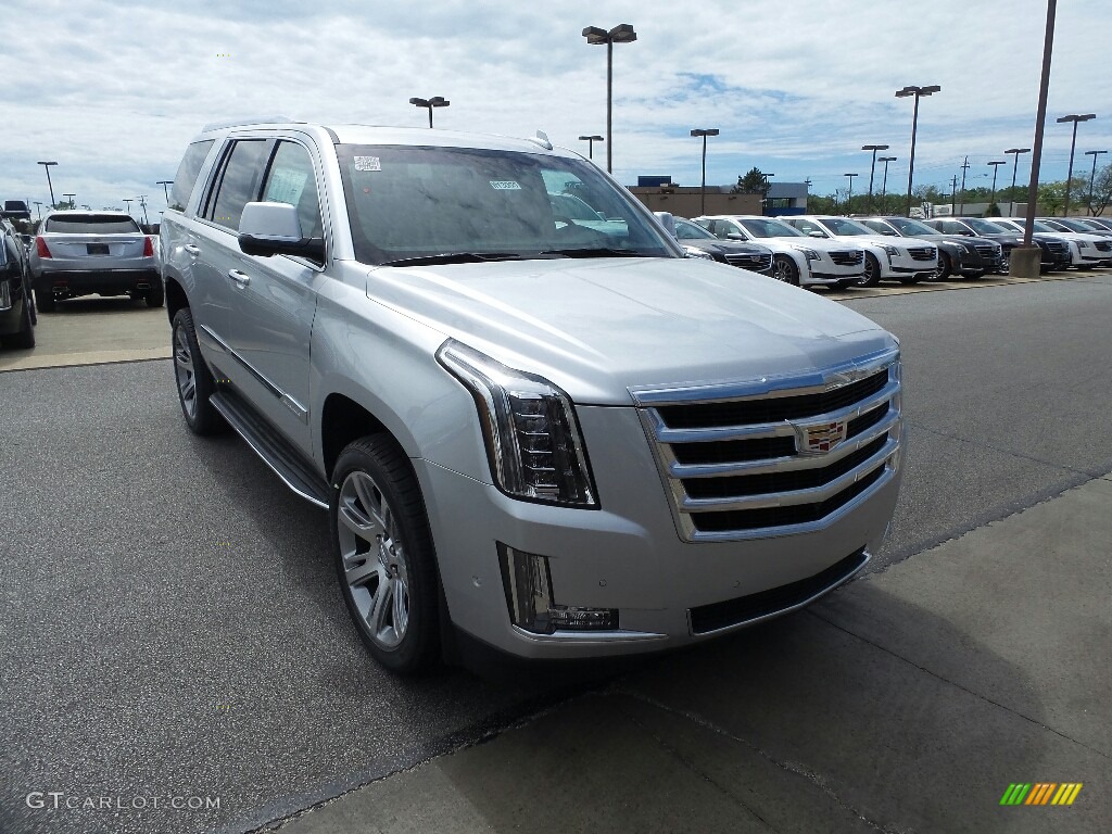 2017 Escalade Luxury 4WD - Radiant Silver Metallic / Jet Black photo #1