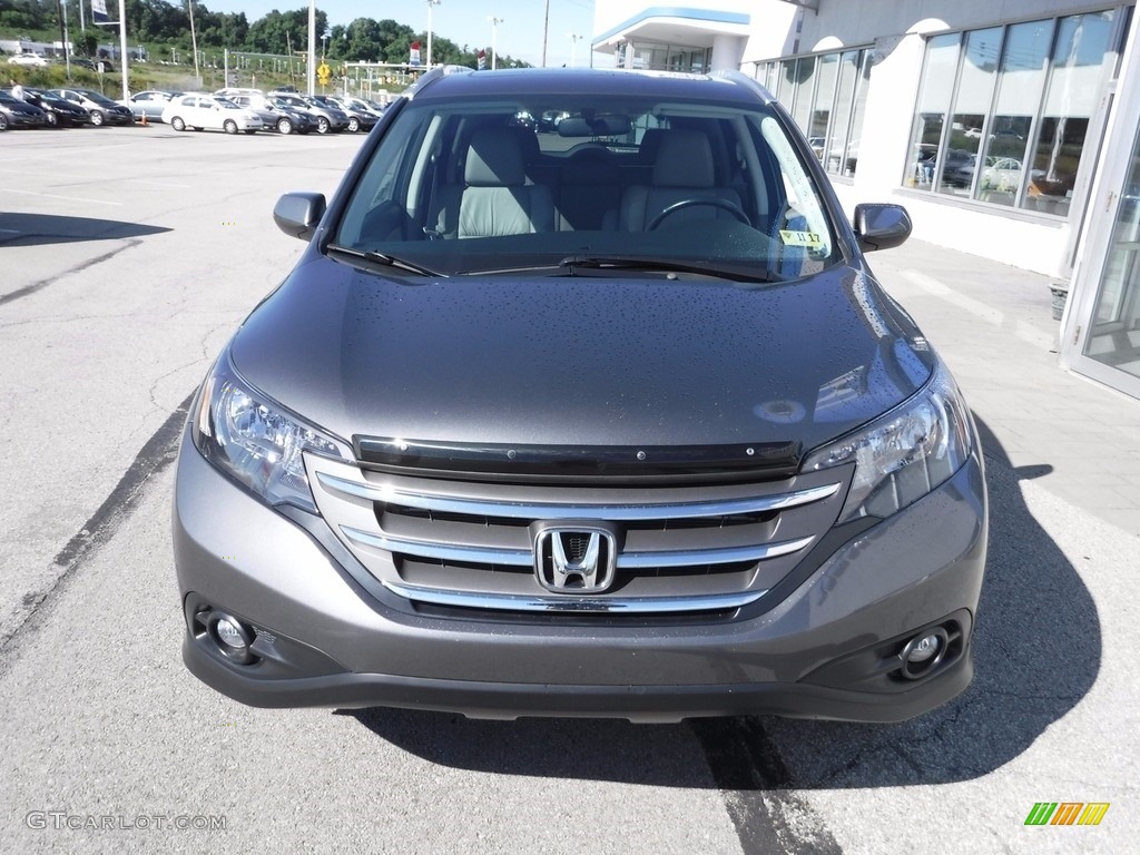 2014 CR-V EX-L AWD - Polished Metal Metallic / Gray photo #5