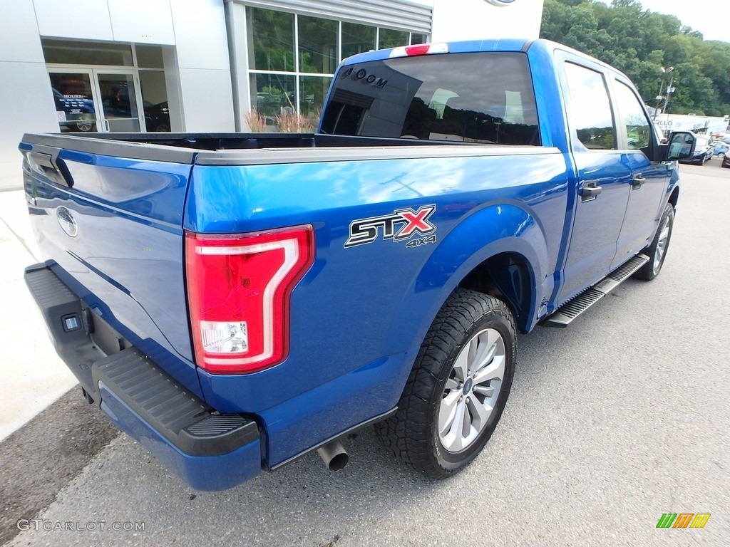 2017 F150 XL SuperCrew 4x4 - Lightning Blue / Earth Gray photo #2