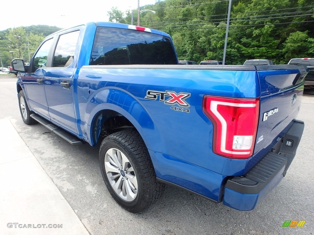 2017 F150 XL SuperCrew 4x4 - Lightning Blue / Earth Gray photo #4