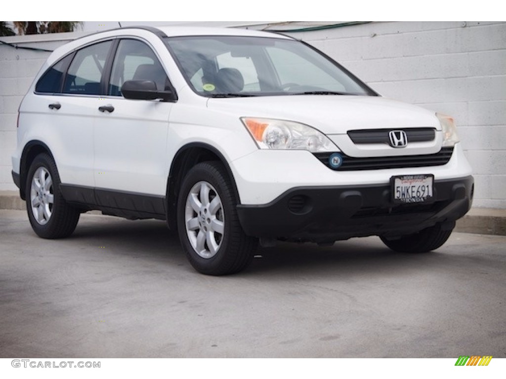 2007 CR-V LX - Taffeta White / Gray photo #1