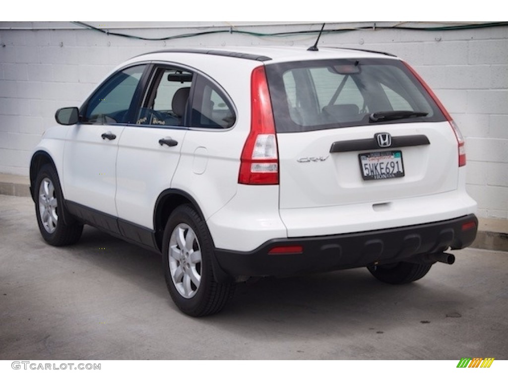 2007 CR-V LX - Taffeta White / Gray photo #2
