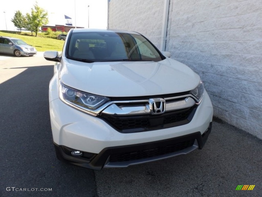 2017 CR-V EX AWD - White Diamond Pearl / Ivory photo #4