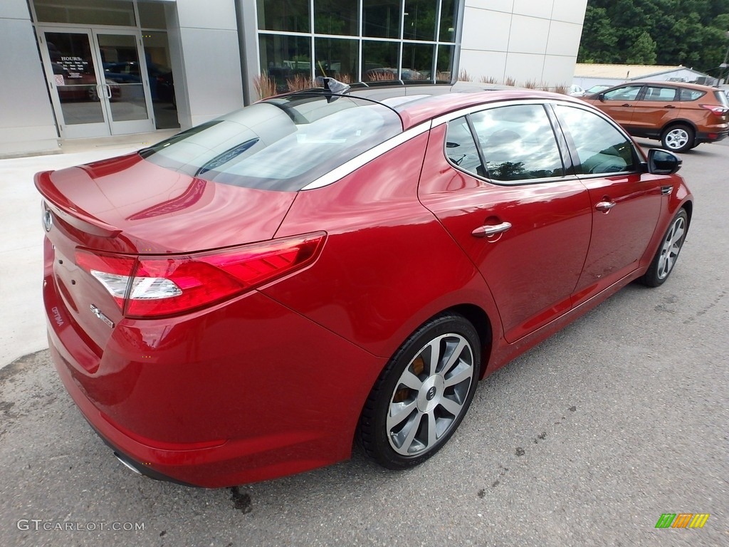2011 Optima SX - Spicy Red / Black Sport photo #2