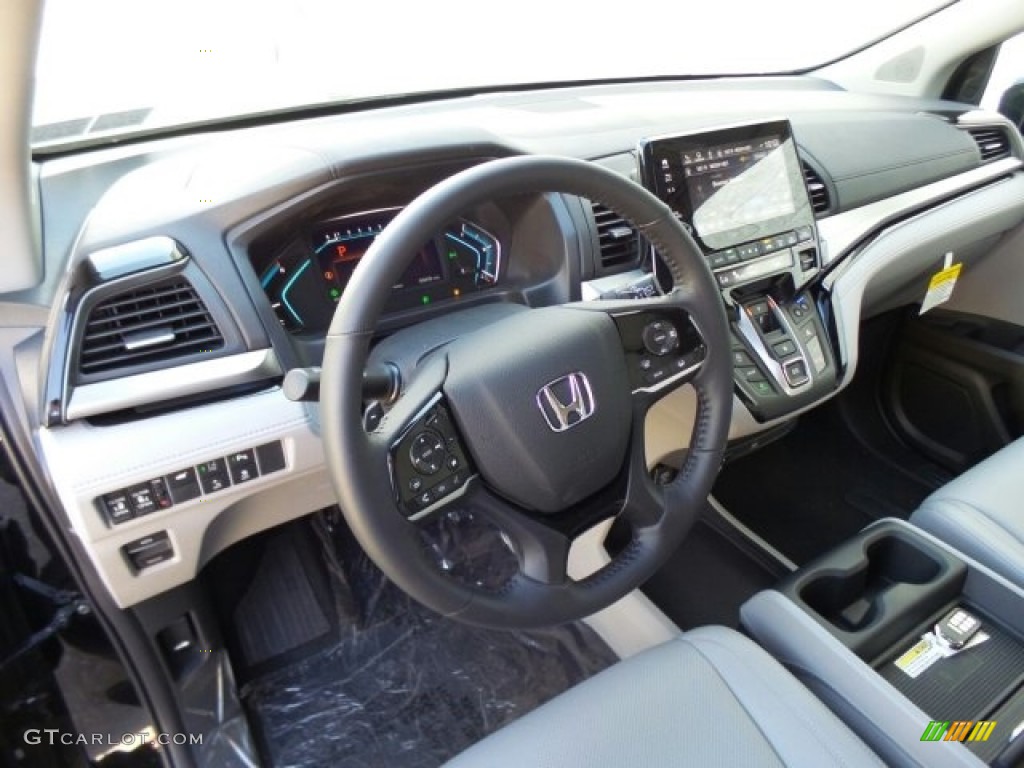 2018 Honda Odyssey Elite Gray Dashboard Photo #120924538