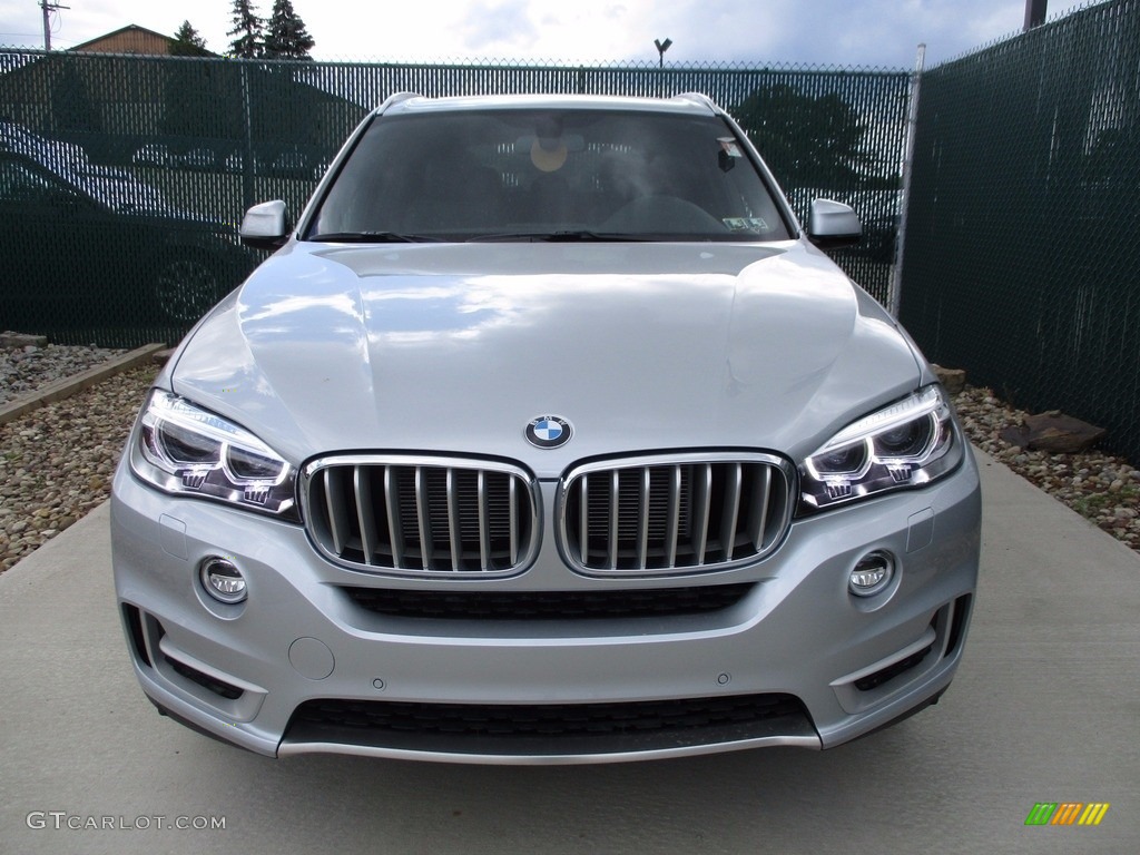 2017 X5 xDrive35i - Glacier Silver Metallic / Black photo #6